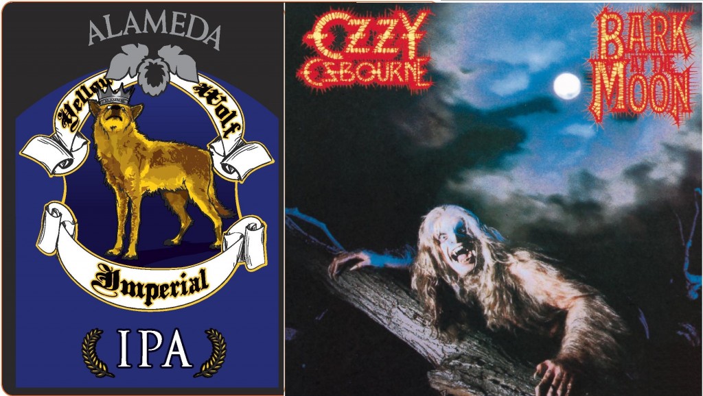 Ozzy Osbourne Bark at the Moon and Alameda Yellow Wolf