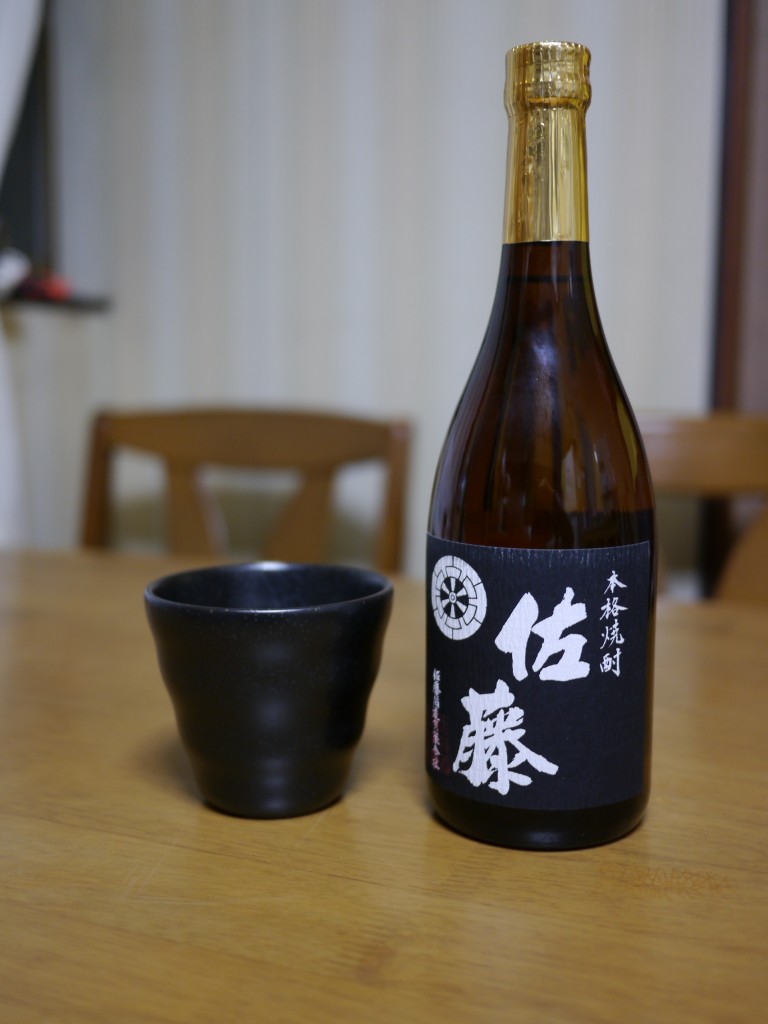 atou Kuro 佐藤黒 and a standard shochu (photo: Sean O'Leary)