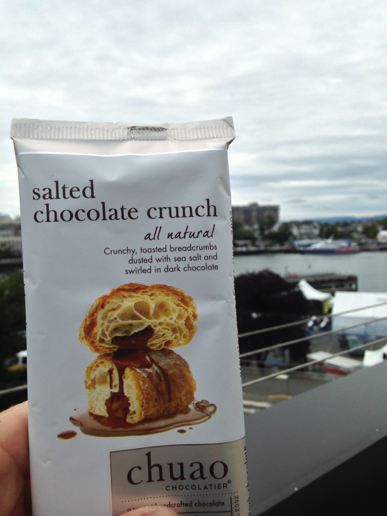 Chuao Chocolatier salted chocolate crunch chocolate bar (photo: Donald Kennedy)