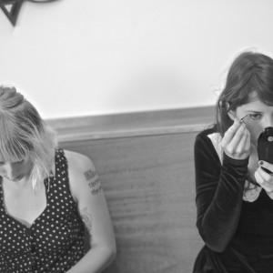 Teri Gender Bender (right) with Le Butcherettes (photo: Violet Felix)