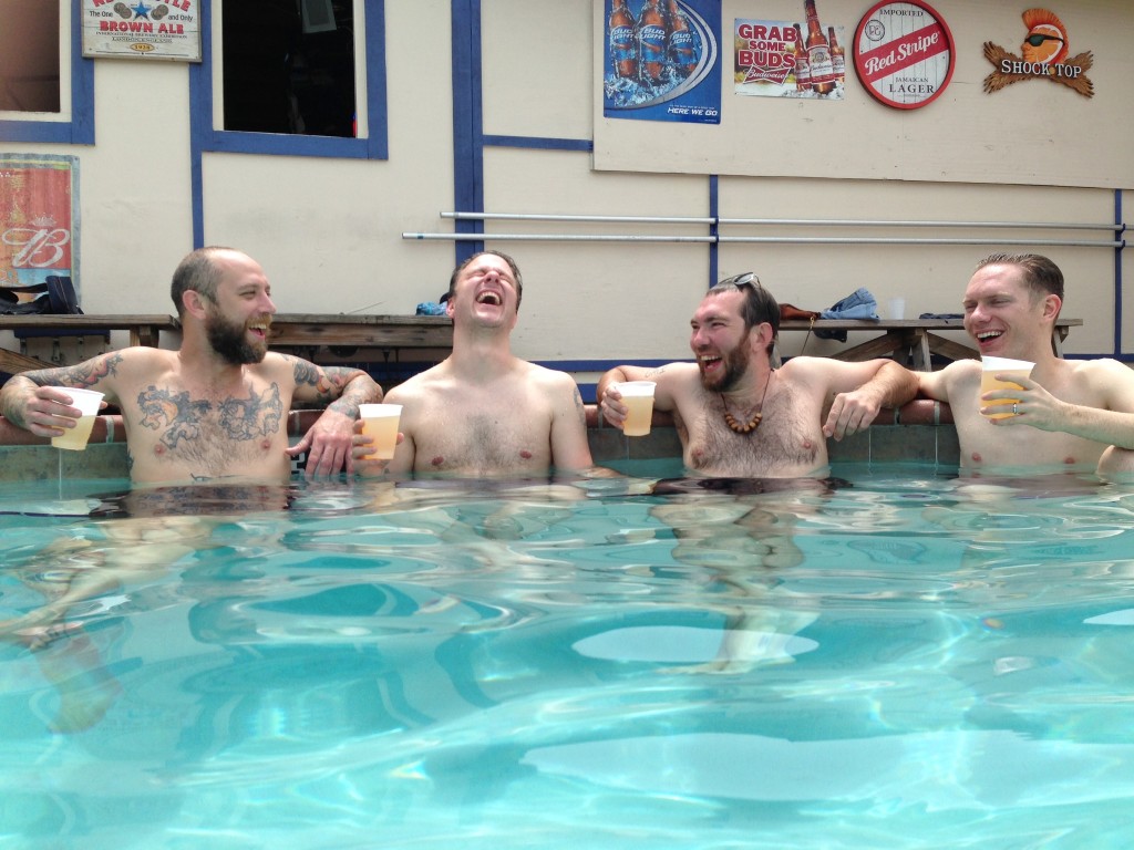 Warren Oakes (second from right) and Sunshine State