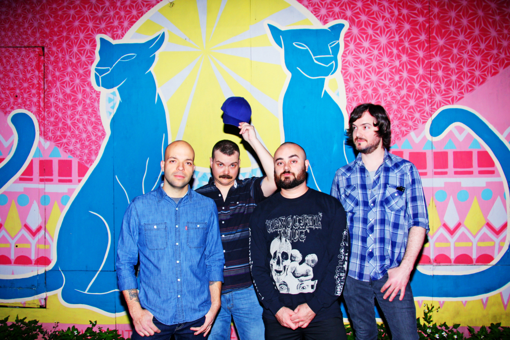 Jonathan Nunez (far left) and Torche (photo: Janette Valentine)