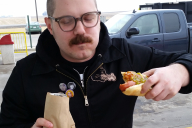 officer bradford cheese burg dog