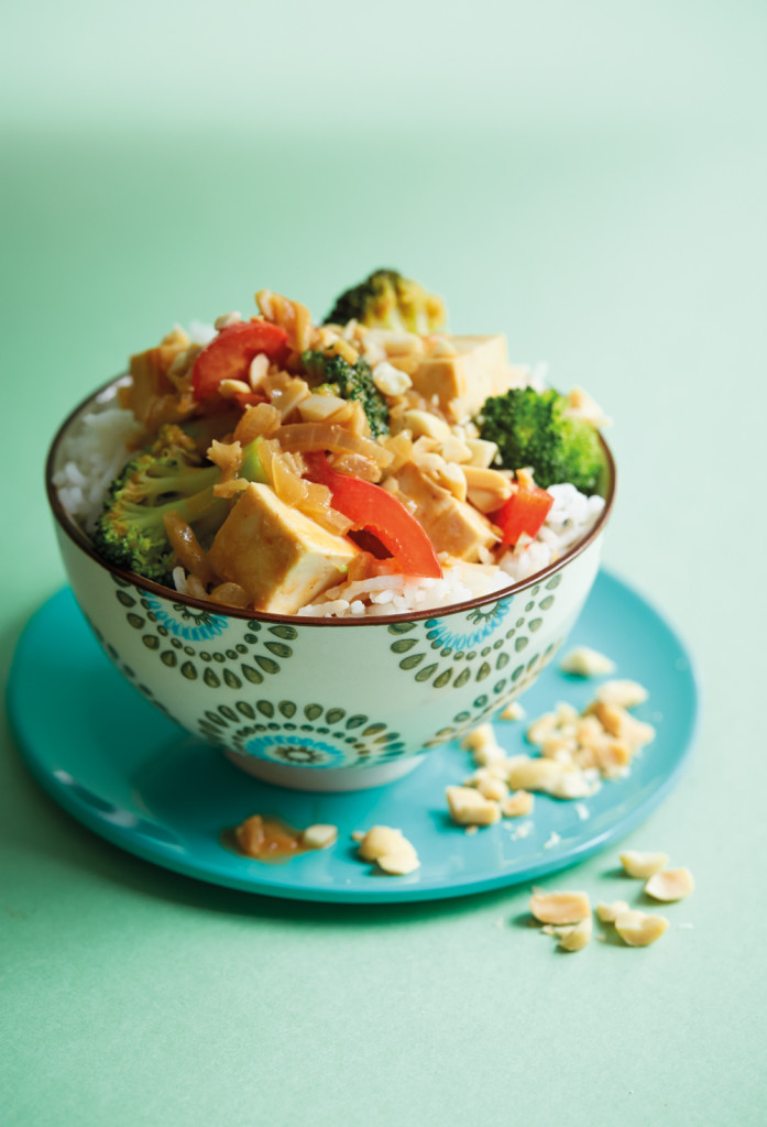 Broccoli with Tofu and Peanuts (photo: Tracey Kusiewicz | Foodie Photography)
