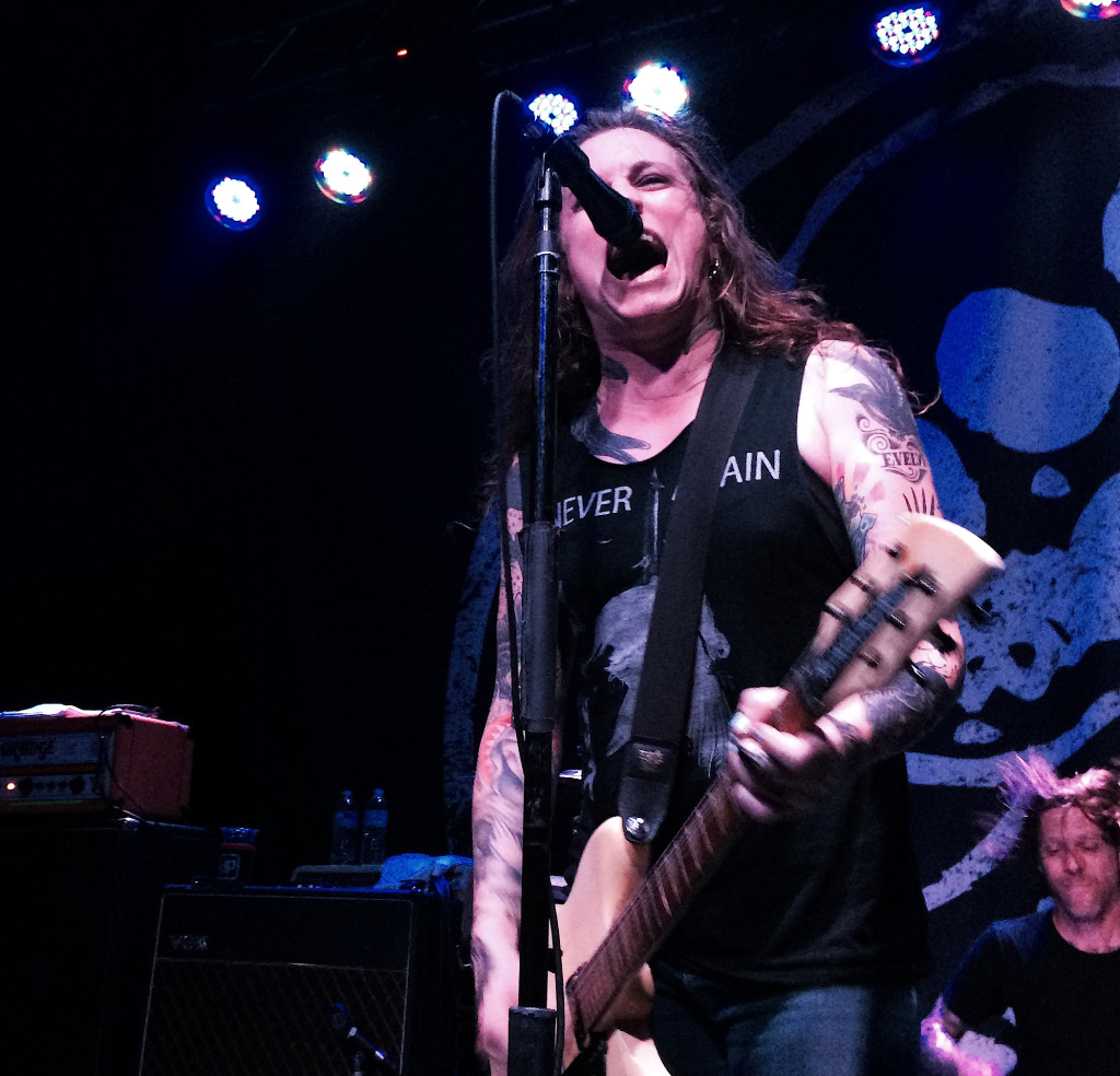 Laura Jane Grace of Against Me! (photo: Kevin Rettie)