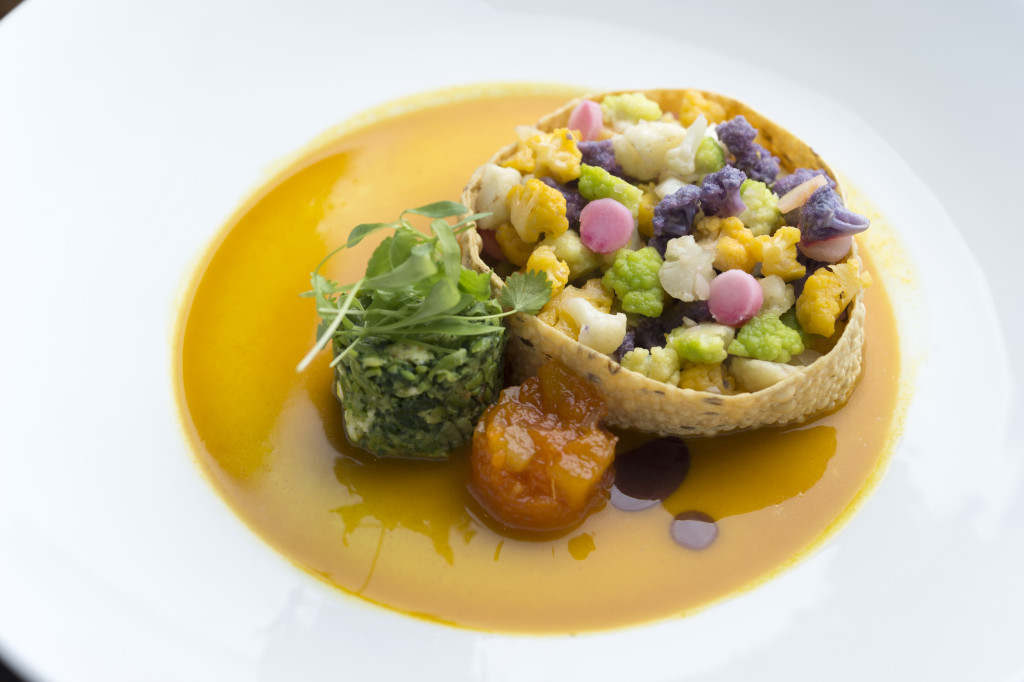 A beautiful cauliflower dish featured at Dirt Candy (photo by Evan Sung)