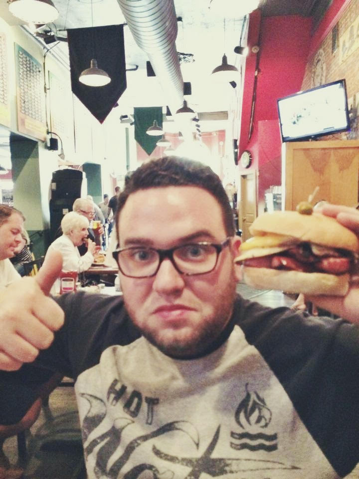 Trophy Lung's Kevin Bogart enjoys food on the road.